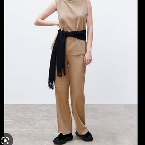 Zara soft pant trousers L